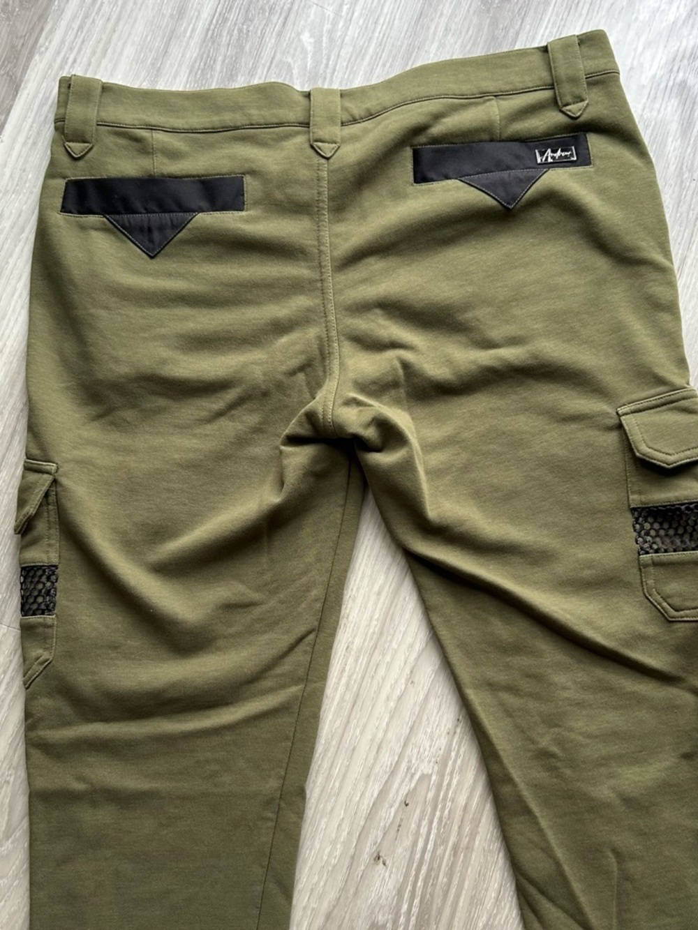 Andrew Christian | Army Cargo Pants in Olive (Medium) - Picture 3 of 15